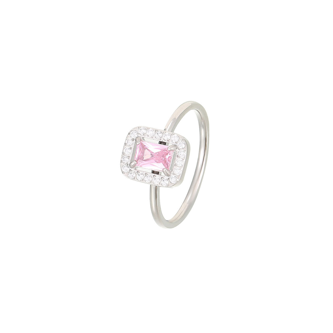 Creative Color Rectangular Zircon Female Fashion Rings