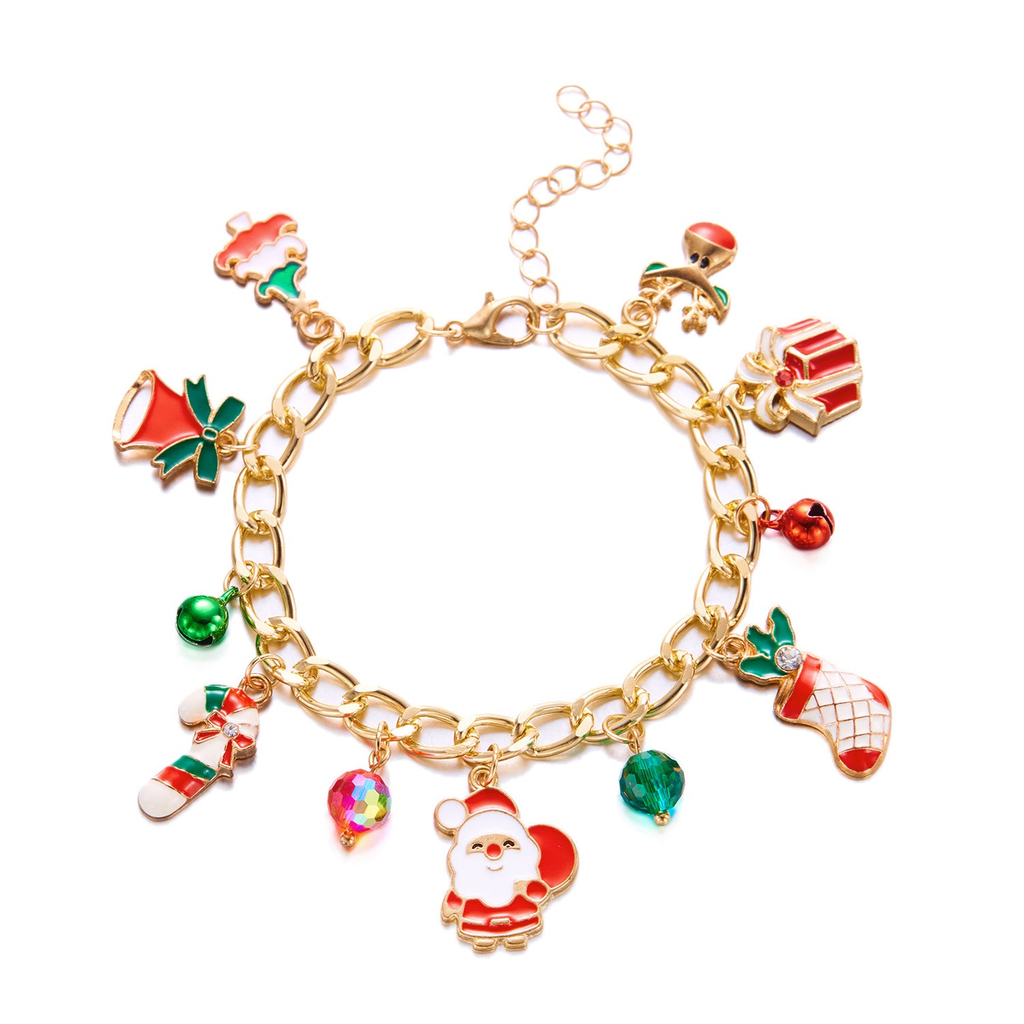 Christmas Element Fashion Santa Claus Bell Bracelets