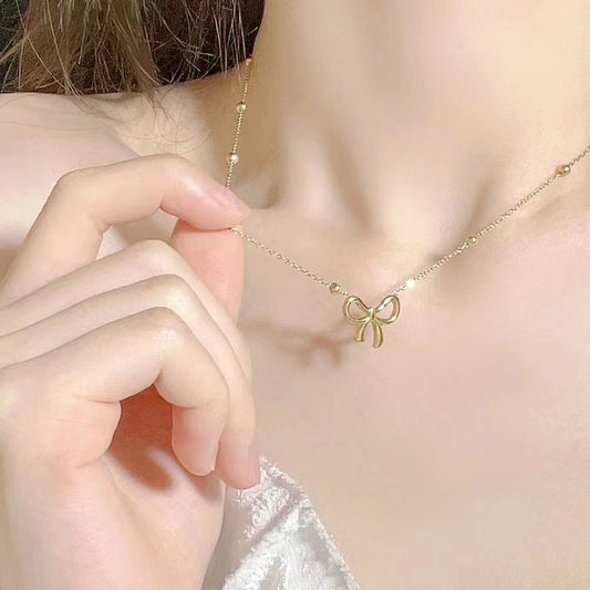 Women's Steel For Gold Starry Sky Clip Necklaces