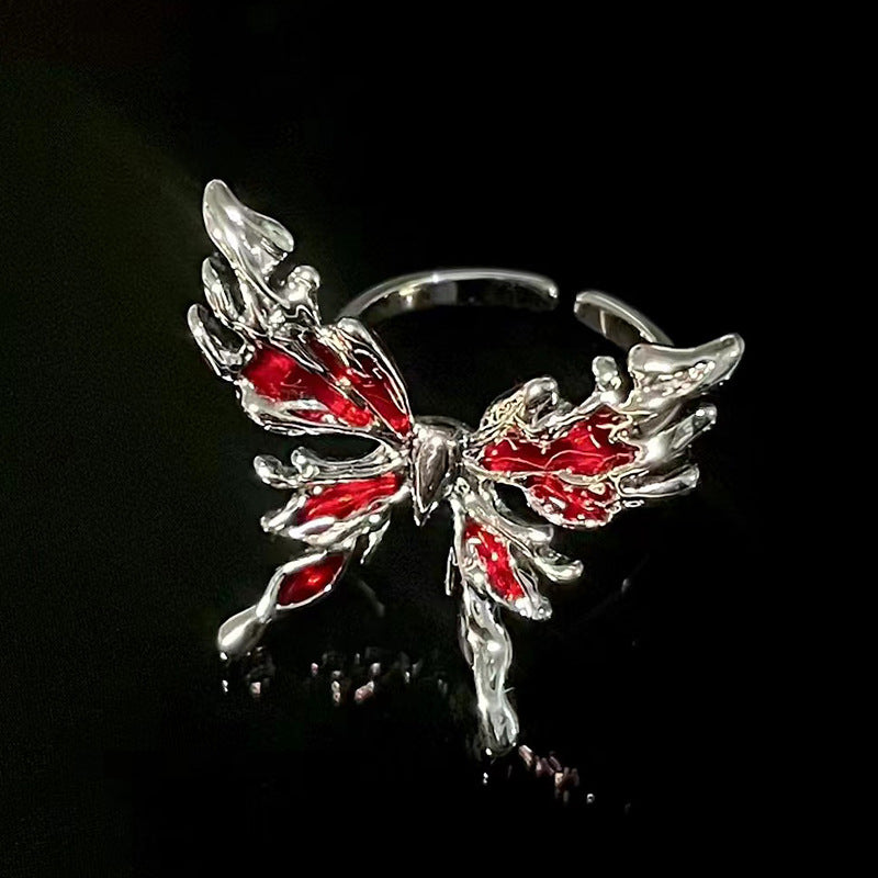 Female Niche Design Light Luxury Opening Rings