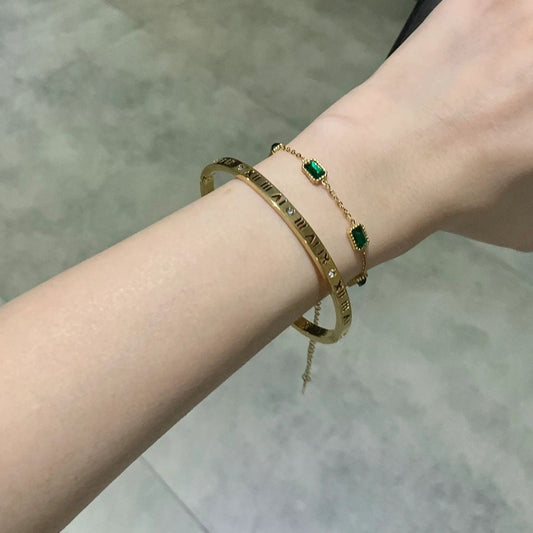 Titanium Steel Twin Female Special Interest Bracelets