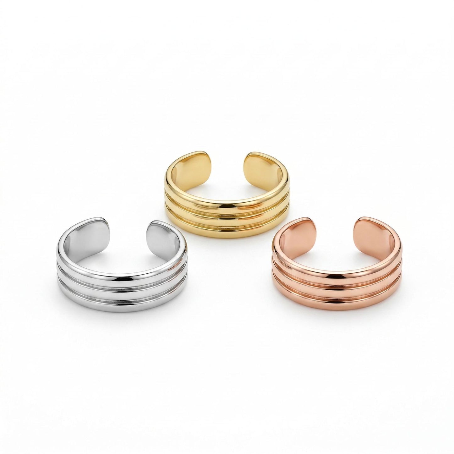 Copper Light Luxury Personality Unique Irregular Ear Clip