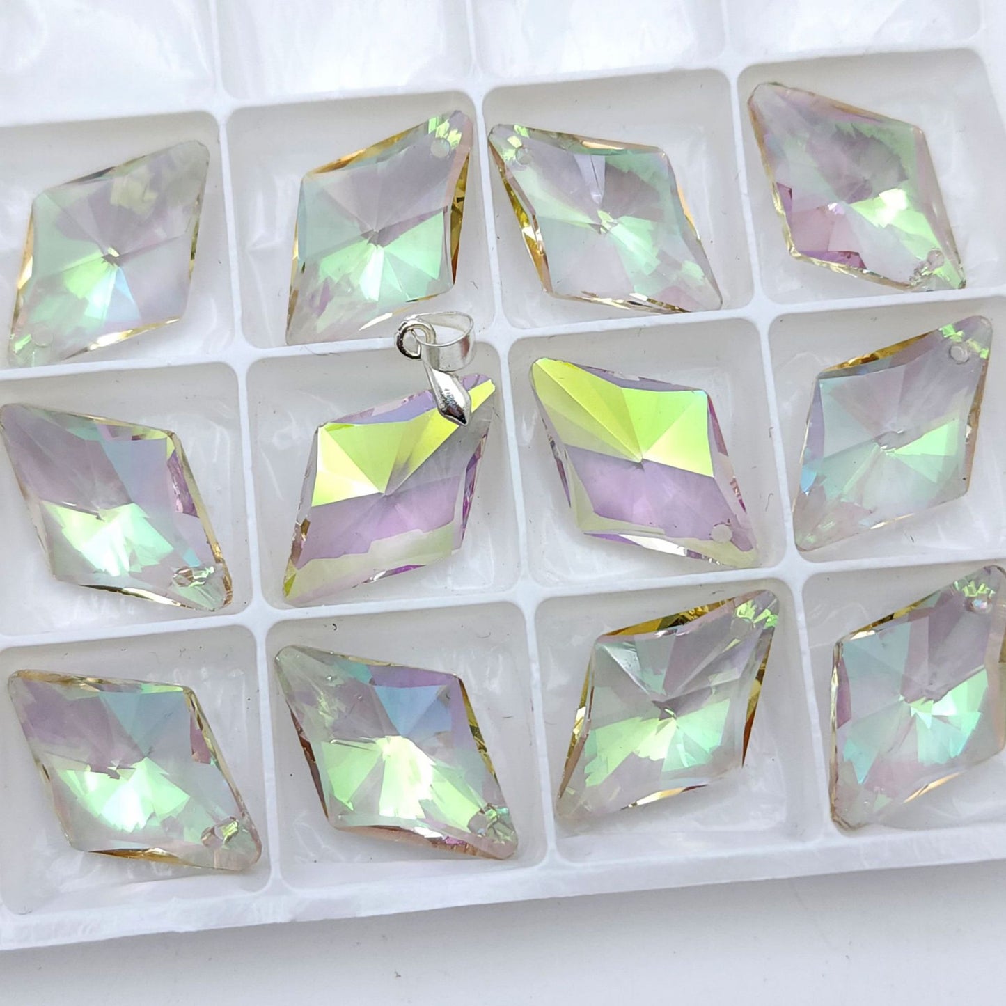 Women's Diamond Crystal Accessories Aurora Jewelry Pendants