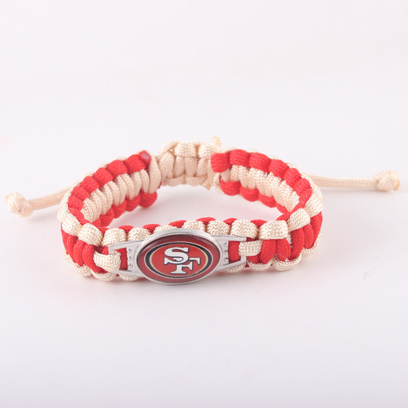 Rugby Team Adjustable Steelers Denim Pirate Bracelets