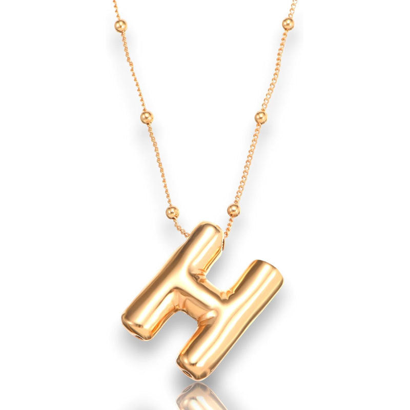 Glossy Letter Copper Popular Accessory Exquisite Necklaces