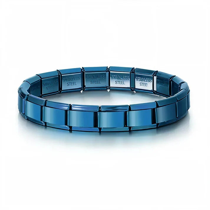 Steel Italian Module Can Be Random Combination Spliced Bracelet