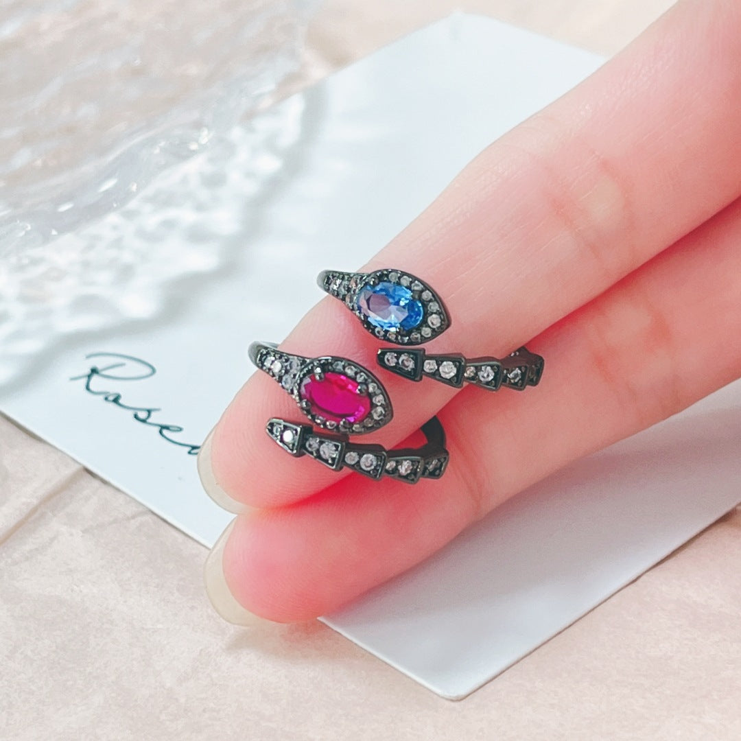 Cool Snake-shaped Niche High-grade Sense Affordable Rings