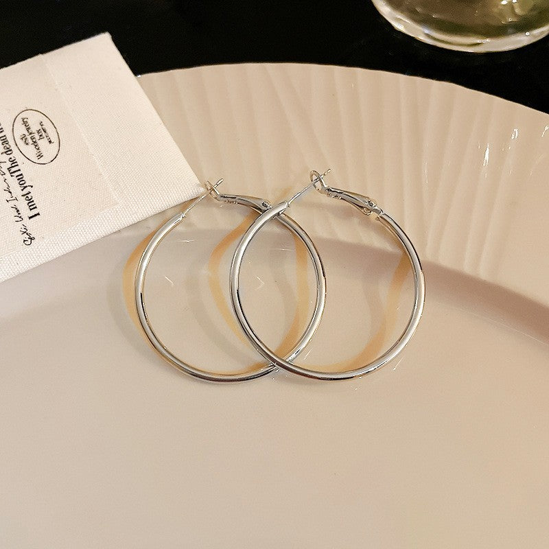 Women's Pigment Light Luxury High-grade Ear Niche Rings