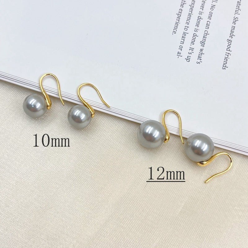 Luxury High-grade Pearl Female Retro French Earrings