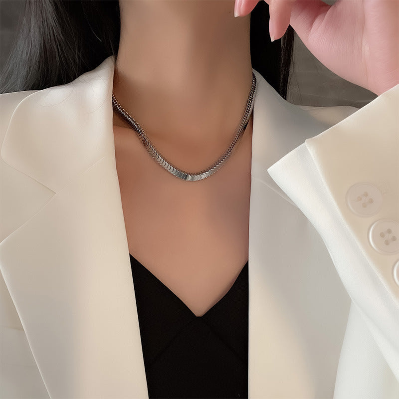 Female Fashion Hip Hop Style Hot Simple Niche Affordable Necklaces