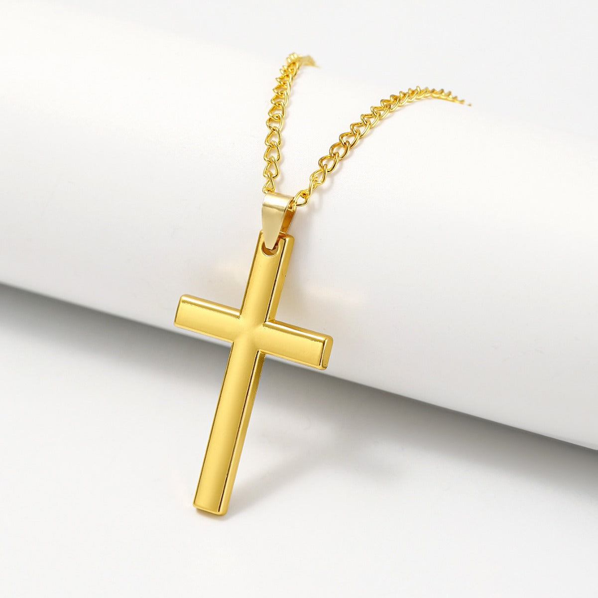 Retro Stride Hip Hop Trend Cross Necklaces