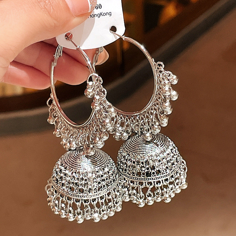 Water Drop Tassel Ethnic Style Chinese Earrings