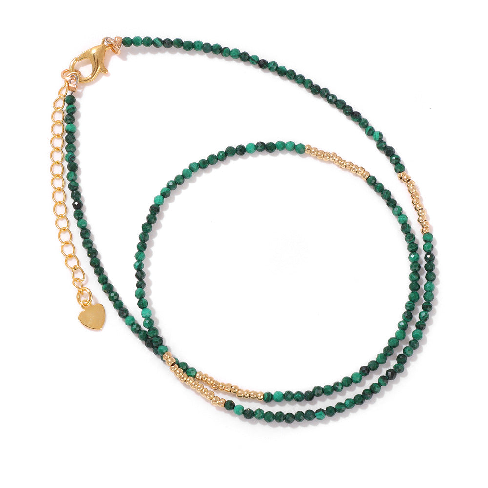 Stone Beading Clavicle Chain Female Niche Necklaces