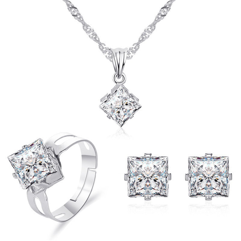Temperament Water Drop Geometric Ear Personality Jewelry Set