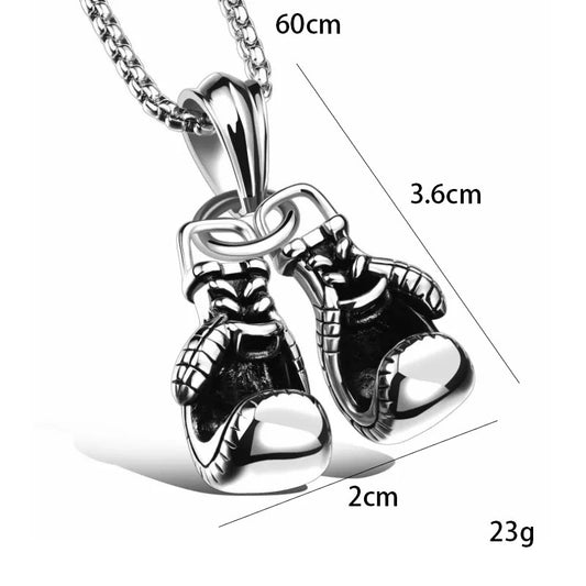 Promotional Fitness Boxing Domineering Fashion Punk Necklaces