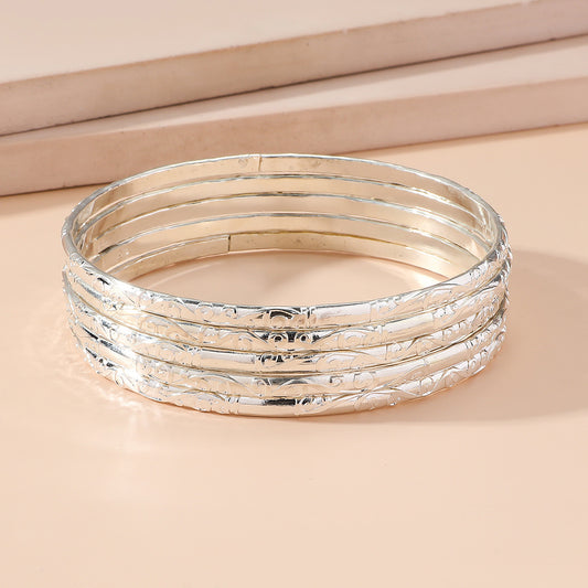 Sier Printing Fashion Personality Affordable Luxury High-grade Bracelets