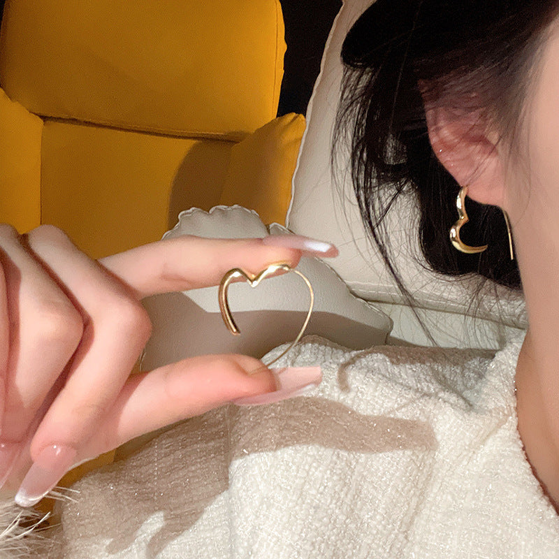 Women's Sier Needle Light Luxury Minority Pearl For Graceful Stud Earrings