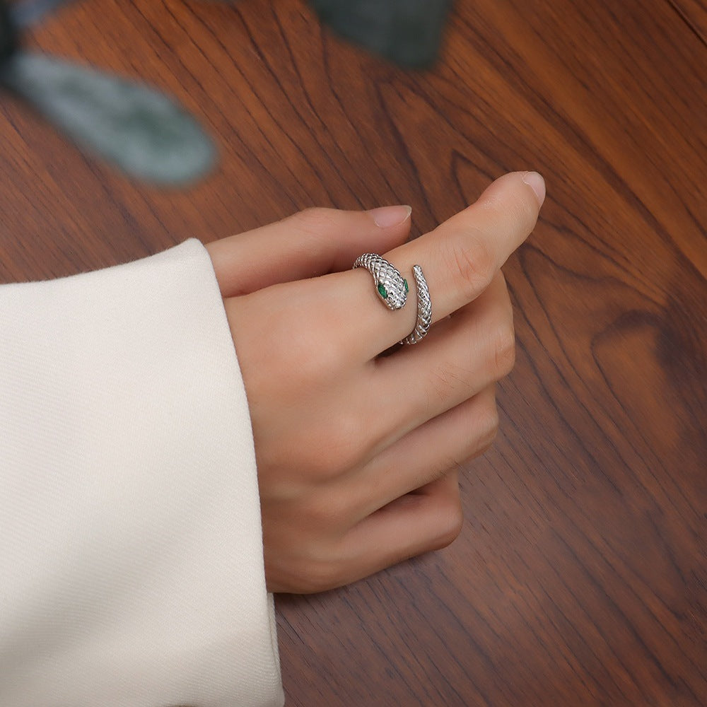 Women's Diamond Snake Opening Can Not Be Rings