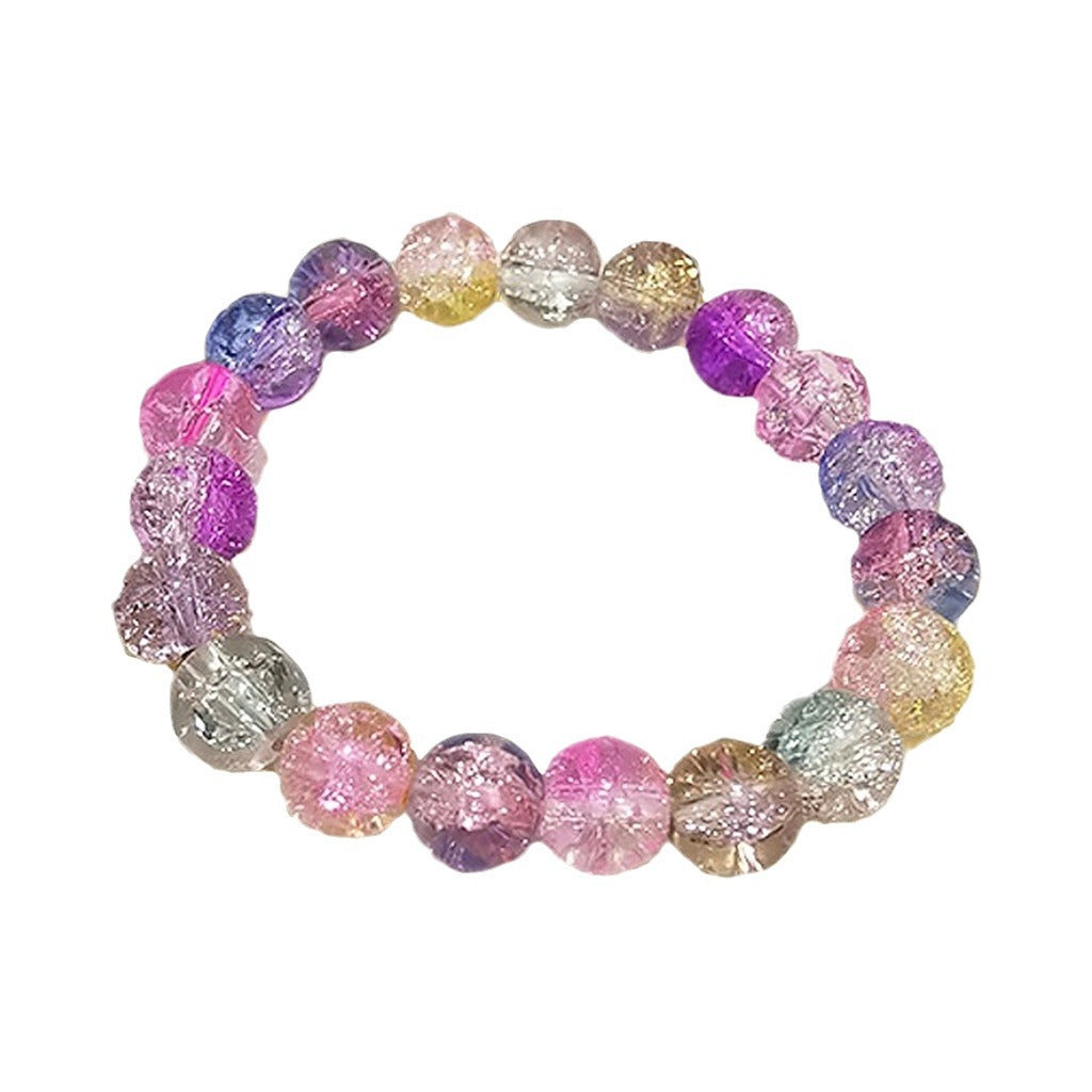 Dopamine Rainbow Glazed Female Design High-grade Bracelets