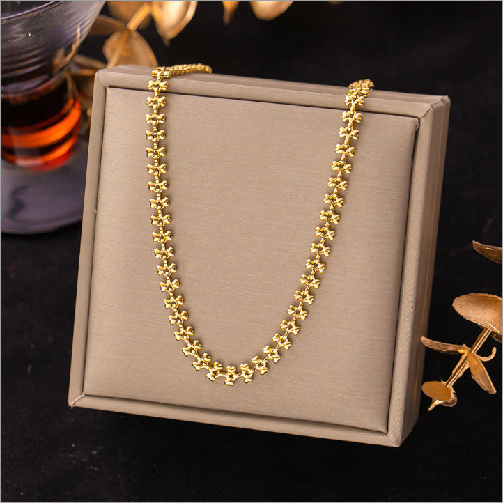 Luxury Fashion High-grade Four-leaf Clover Beautiful All Match Necklaces