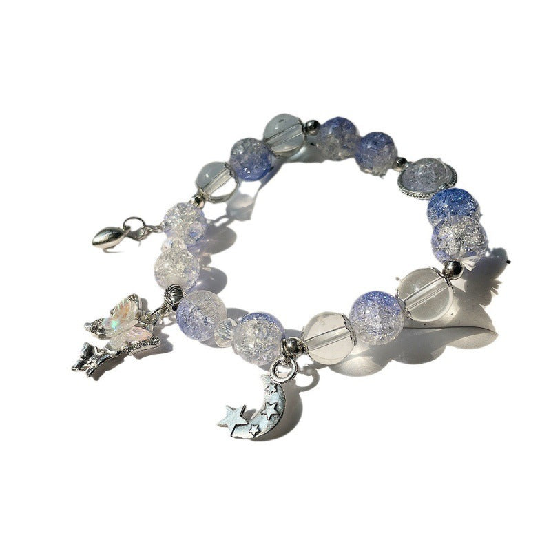 Butterfly Glass Beaded Female Niche High-grade Bracelets