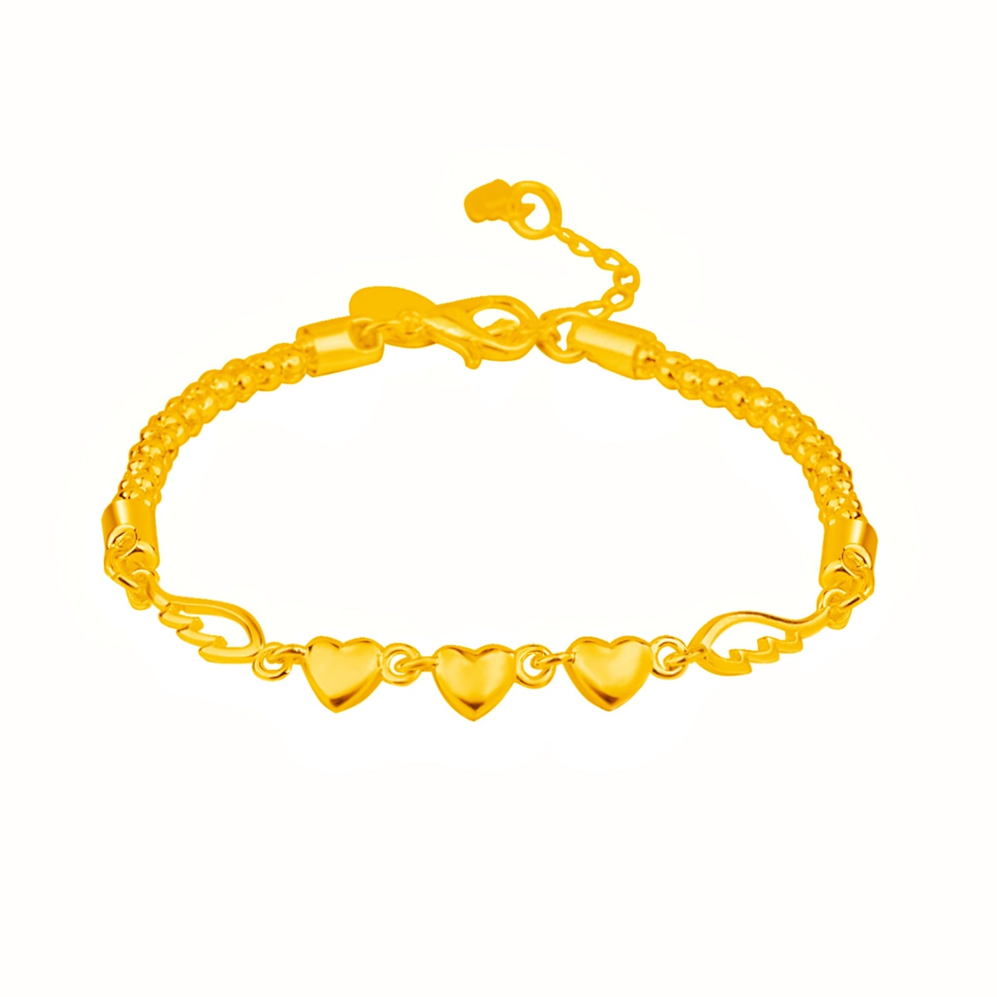 Gold Food Fashion Ornament Popular Heart Love Bracelets