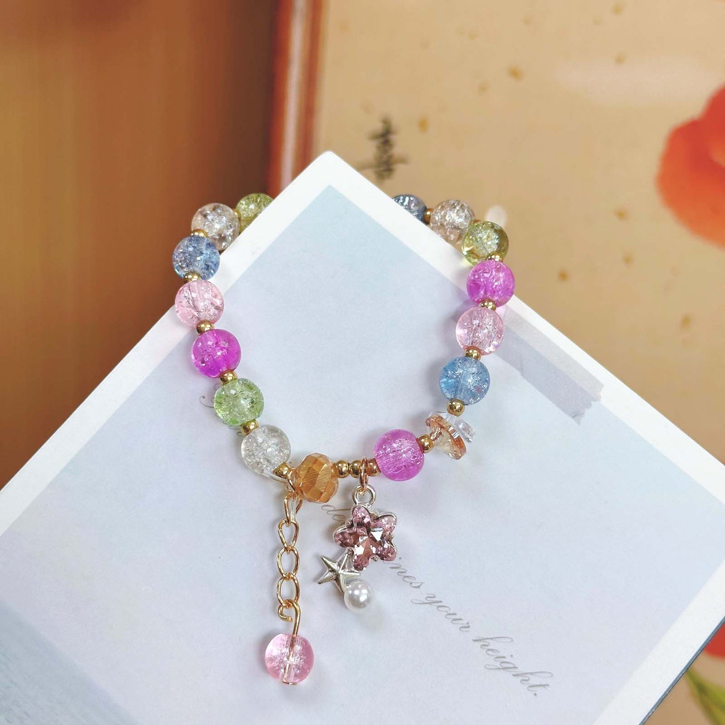 Korean Princess Female Hot Flower Beaded Bracelets