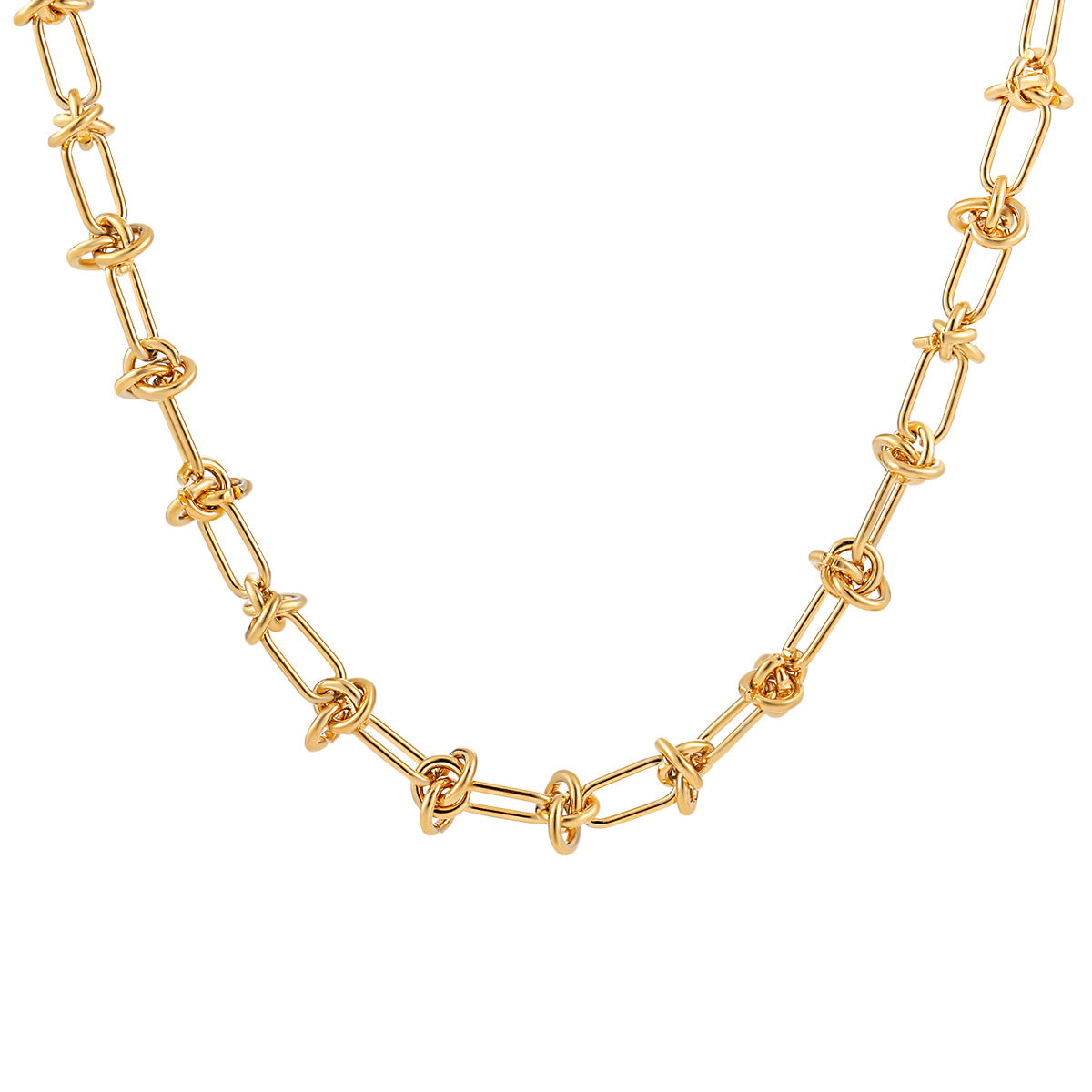 Women's Street Fashion Punk Thorn Knot Chain Jewelry Set