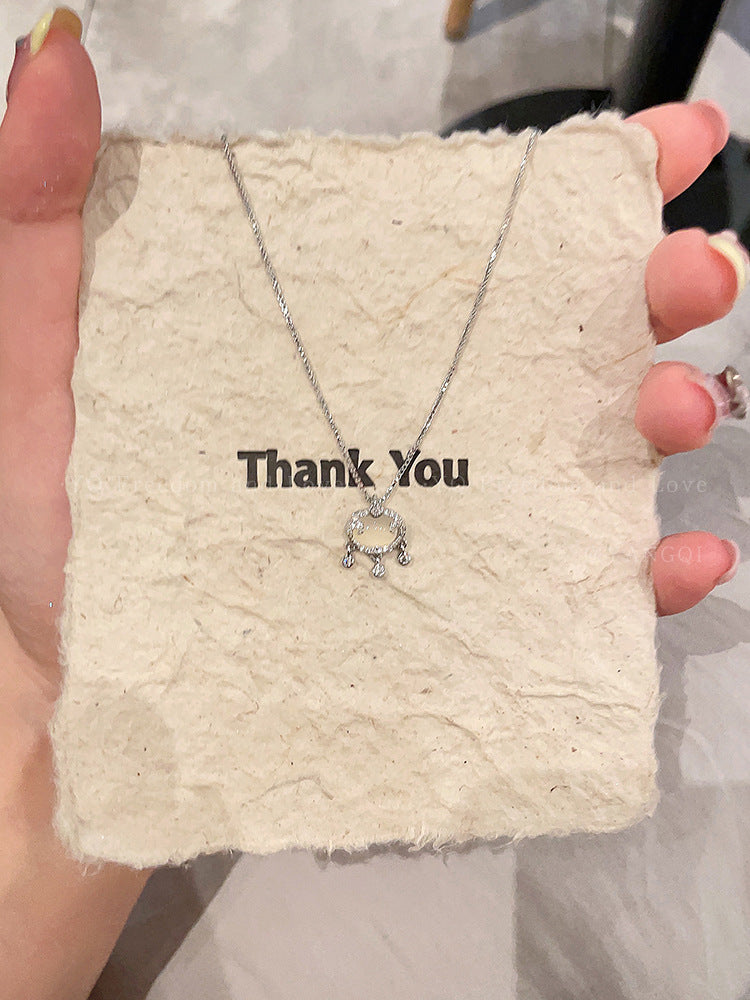 Lock Opal Female Summer Light Luxury Pendants