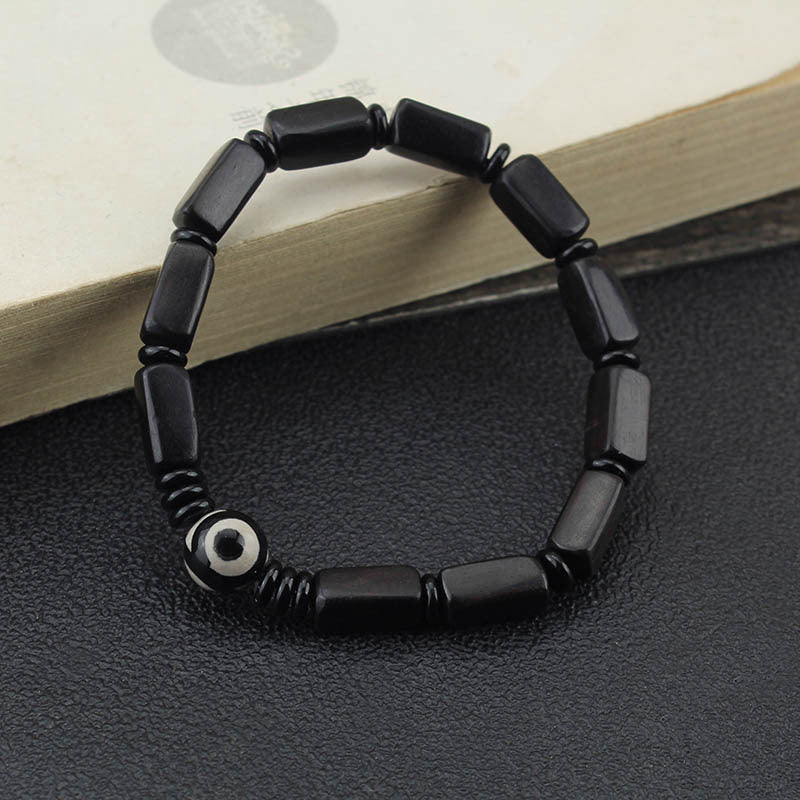 Women's & Men's Multi Jewels Ebony Cat Catch Bodhi Bracelets