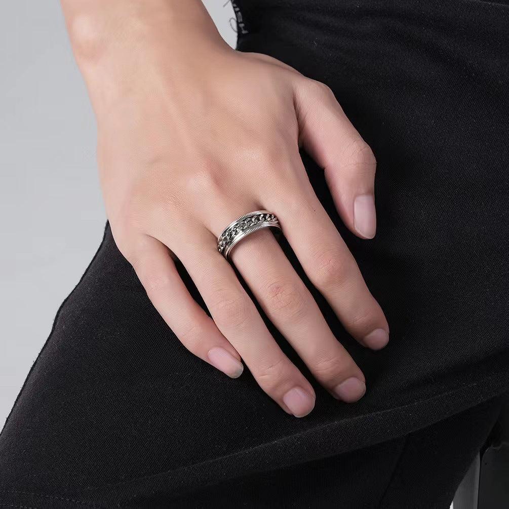 Chain Rotation Decompression Titanium Steel Transfer Roller Stainless Ring