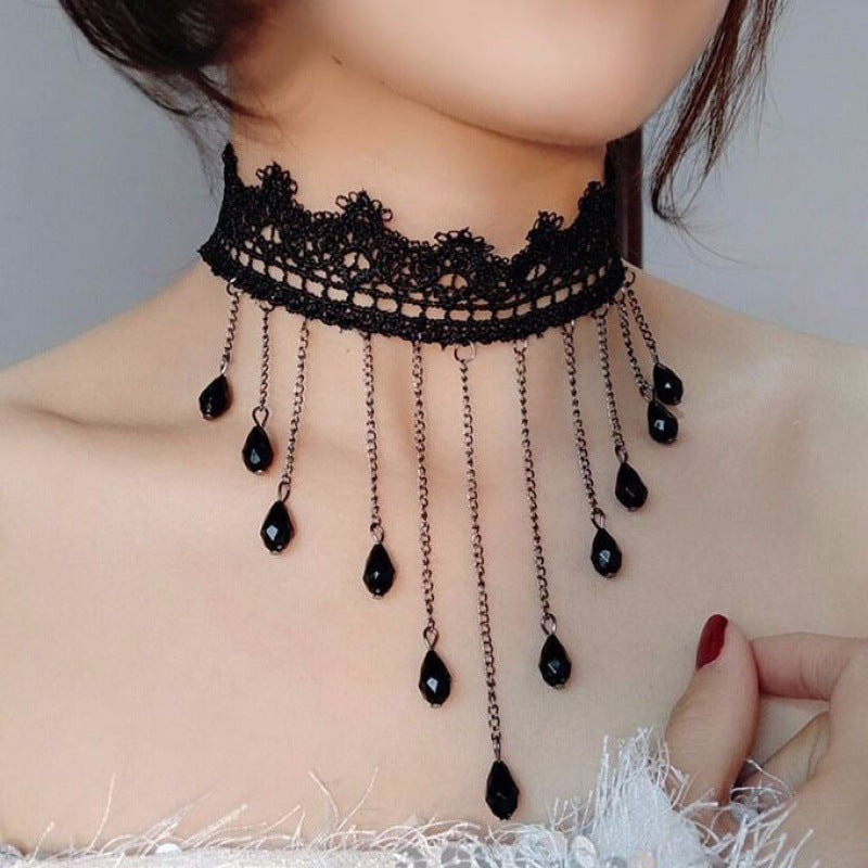 Women's Lace For Simple Short Popular Neck Accessories Necklaces