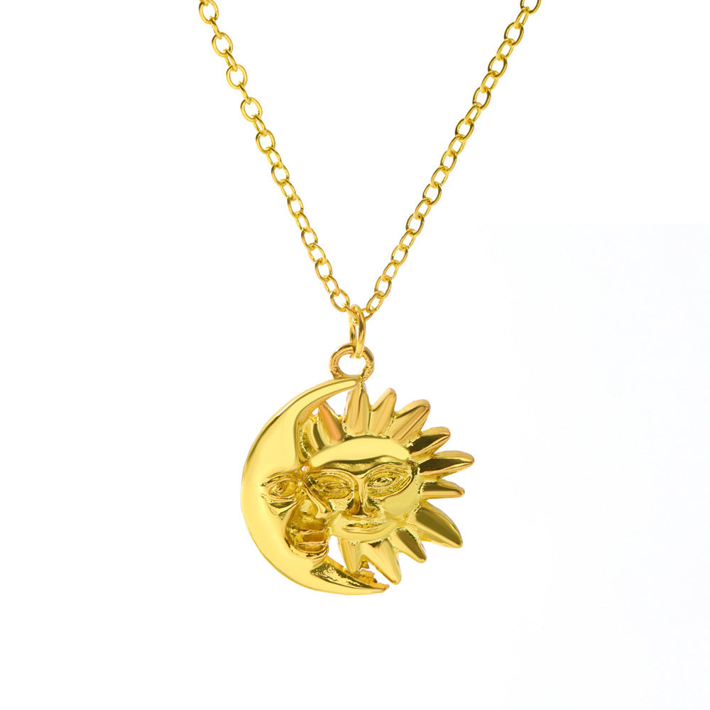 Sun Moon Female Style Personalized Design Pendants