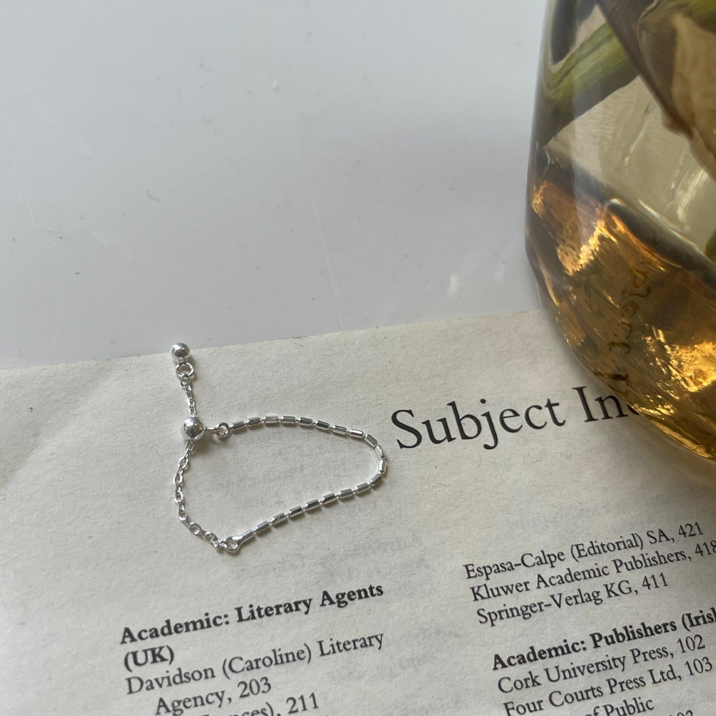 Women's Style Sier Pull Adjustable Retro Fashion Flower Tassel Rings