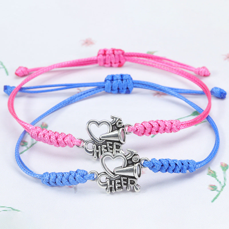 Cheerleading Sports Cheer Wax Line Textile Bracelets