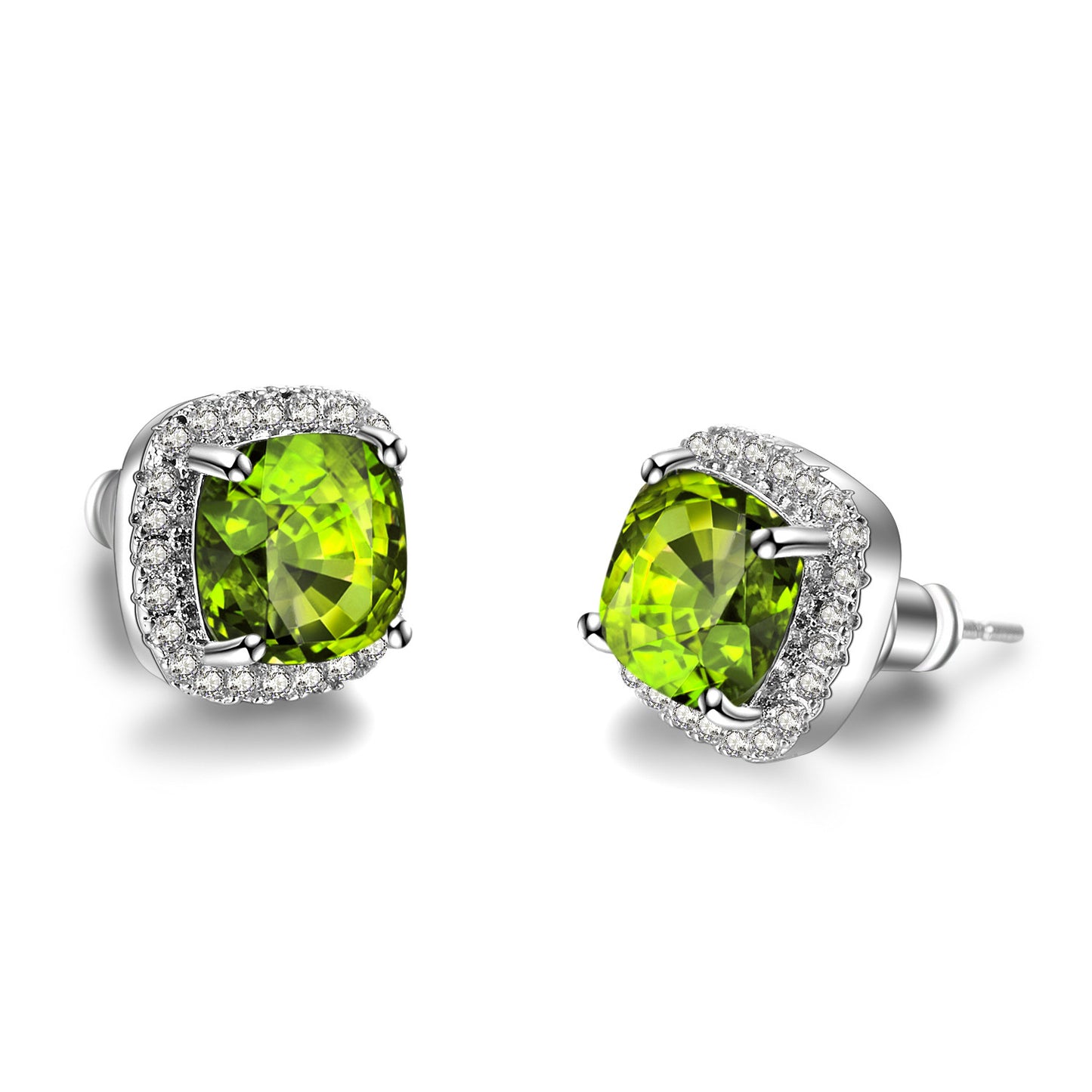 Korean Style Fashion Ear Clips Diamond Full Rhinestone Zircon Earrings
