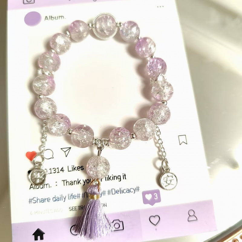 Moon Glazed Female Design Simple High Sense Versatile Bracelet