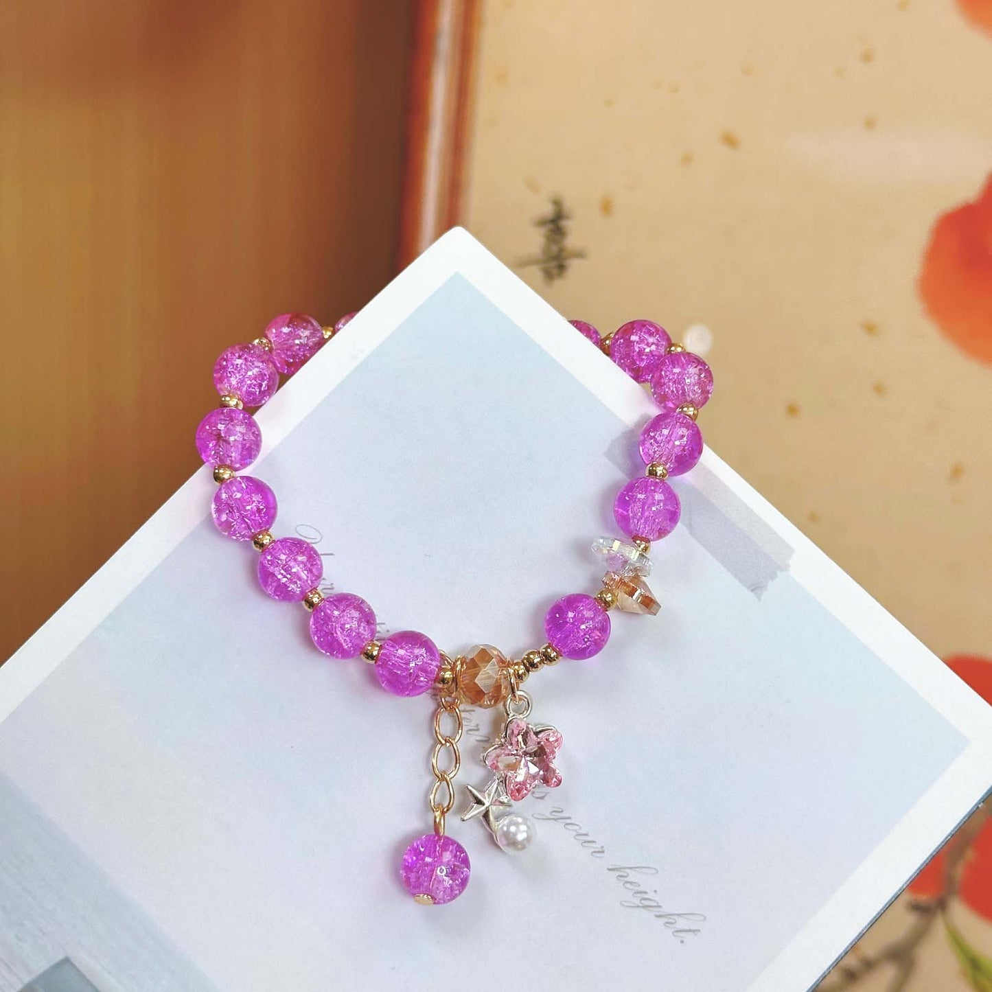 Korean Princess Female Hot Flower Beaded Bracelets