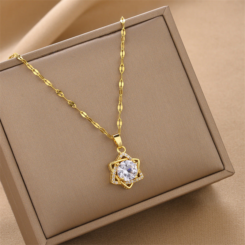 Accessories Fashion Personalized Simple Clavicle Chain Necklaces