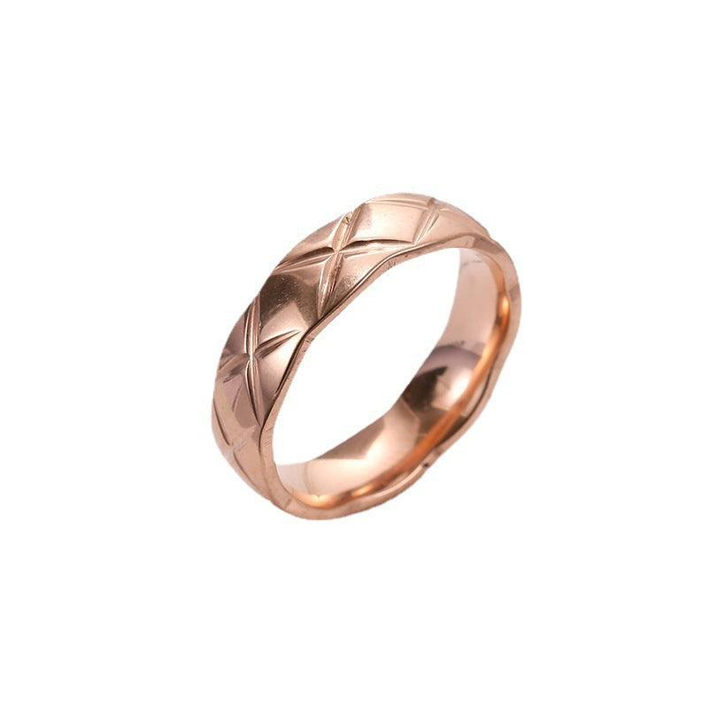 Women's Split Flower Niche High Sense Index Rings