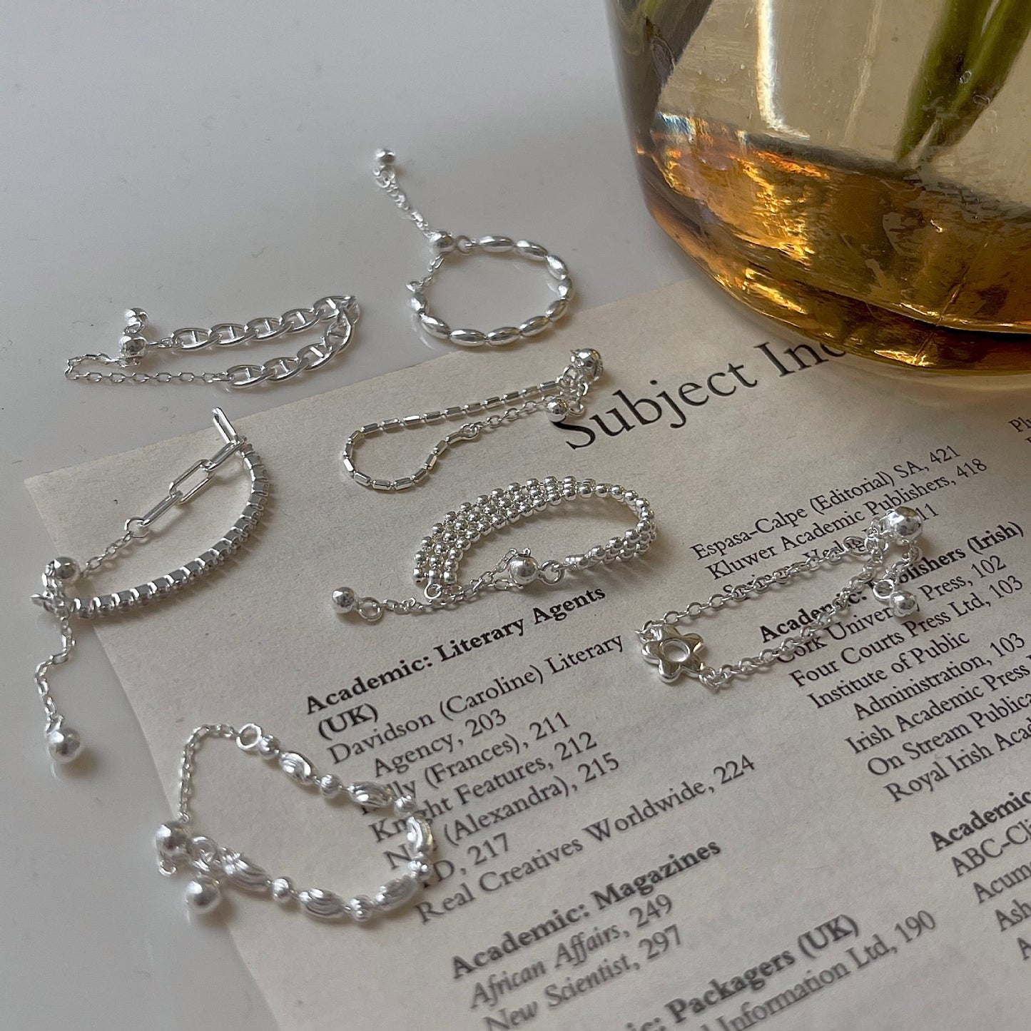 Female Pull Soft Chain Sterling Sier Affordable Luxury Rings