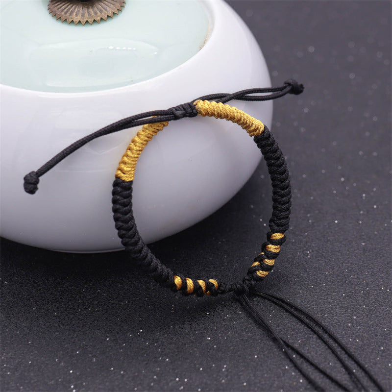 Carrying Strap Matching Red Rope Hand-woven Beads Bracelets