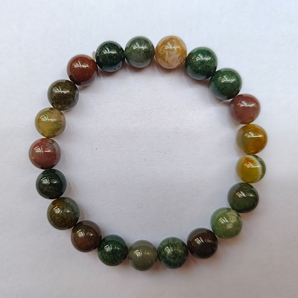 Women's & Men's Natural Indian Agate Bracelets