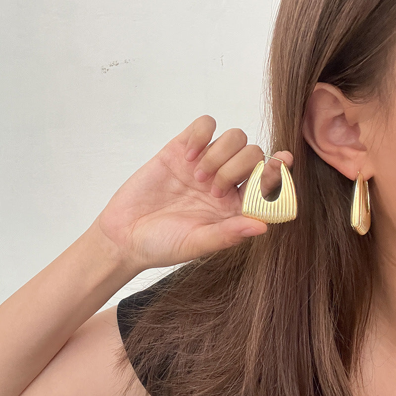 Fashion High Sense Light Luxury Temperament Eardrops Earrings