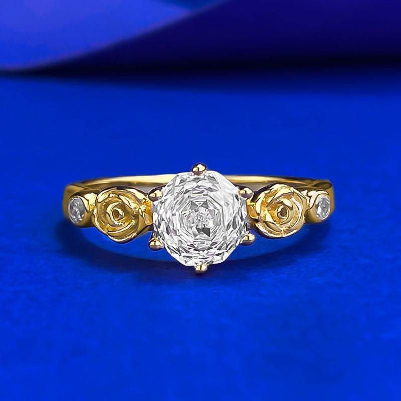 Elegant Female Simulation Light Luxury High-grade Rings
