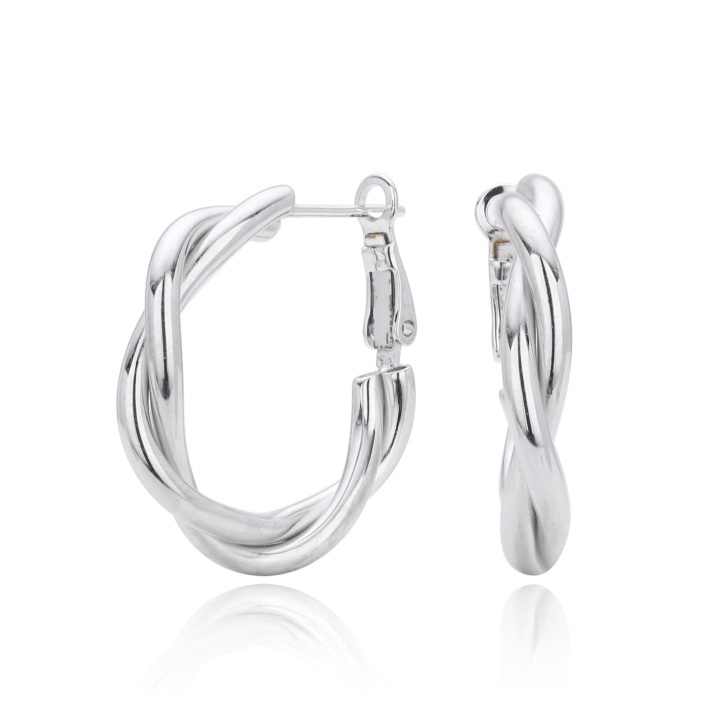 Women's Retro Style Design Twist Elegant High Earrings