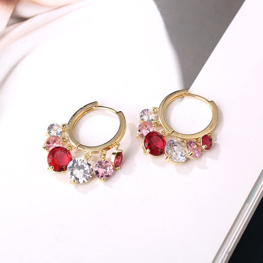 Women's Luxury Minority Design Summer Colorful Graceful Earrings