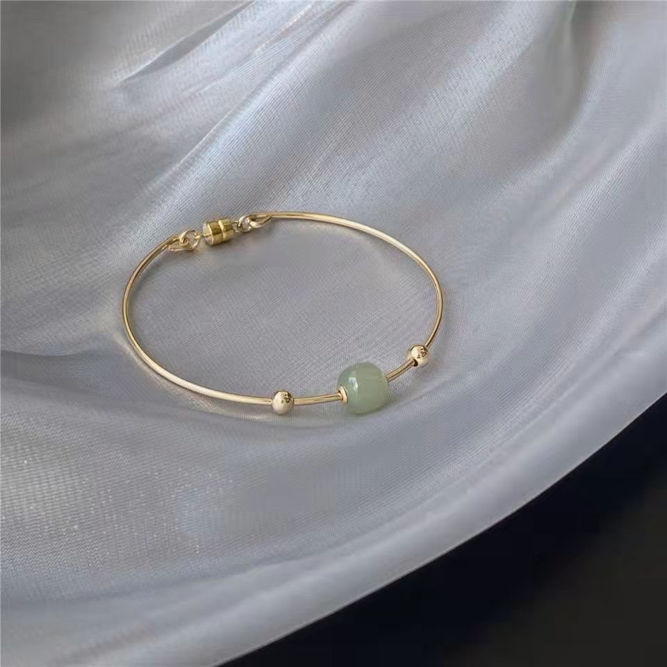 Natural Special Interest Light Luxury Gold French Retro Bracelets