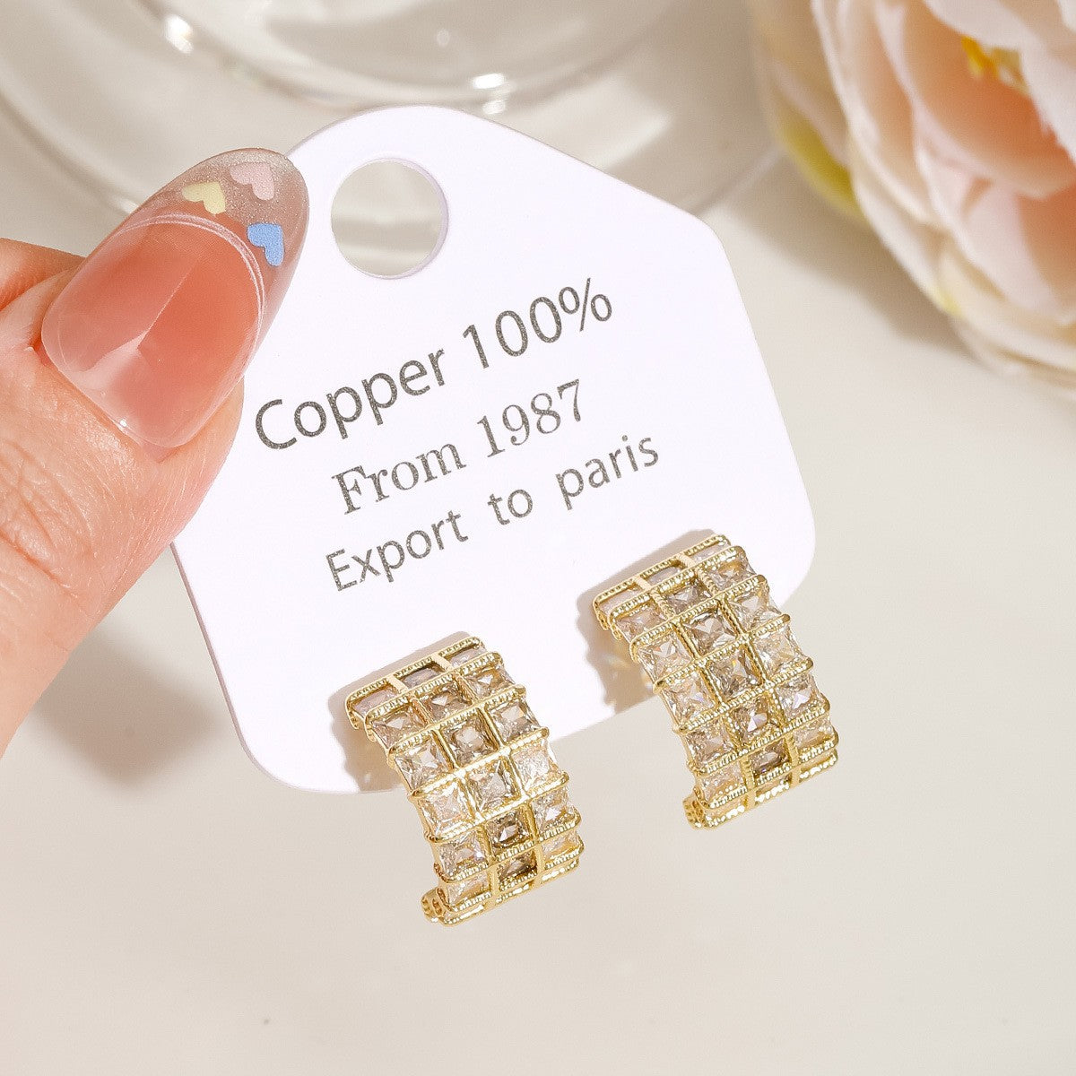 Commuter Simple Personalized Party Niche Design Earrings