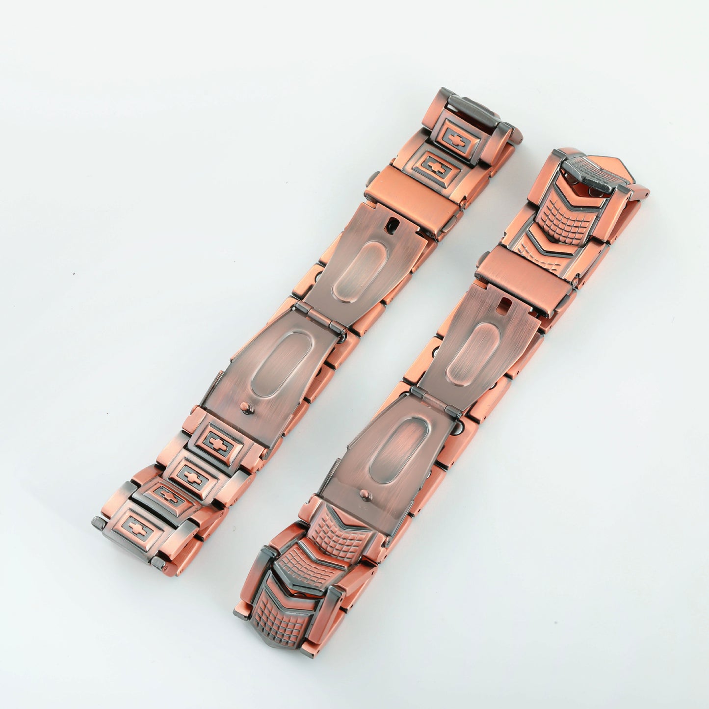 Pattern Watchband Buckle Three Rows Magnet Retro Bracelets